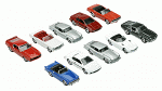 James Bond Cars (Set of 10) by Johnny Lightning