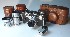 Argus C-3 with 35mm, 100mm, accessory finder, and cases