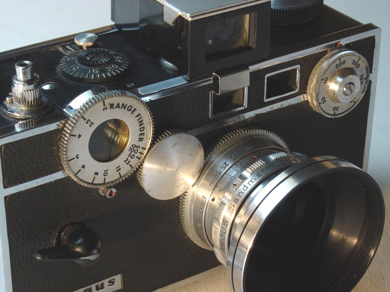 Argus Sandmar 35mm f/4.5 Wide Angle on C3 with finder - Click for More Info...
