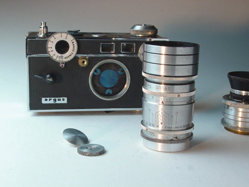 Argus Tele-Sandmar 100mm f/4.5 near C3 with 50mm removed