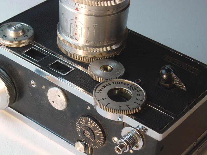 Argus Tele-Sandmar 100mm f/4.5 with coupling gear installed (infinity setting)