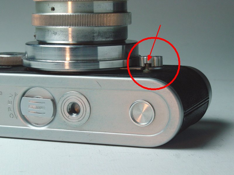 Removing Lenses - Release arm unlocked