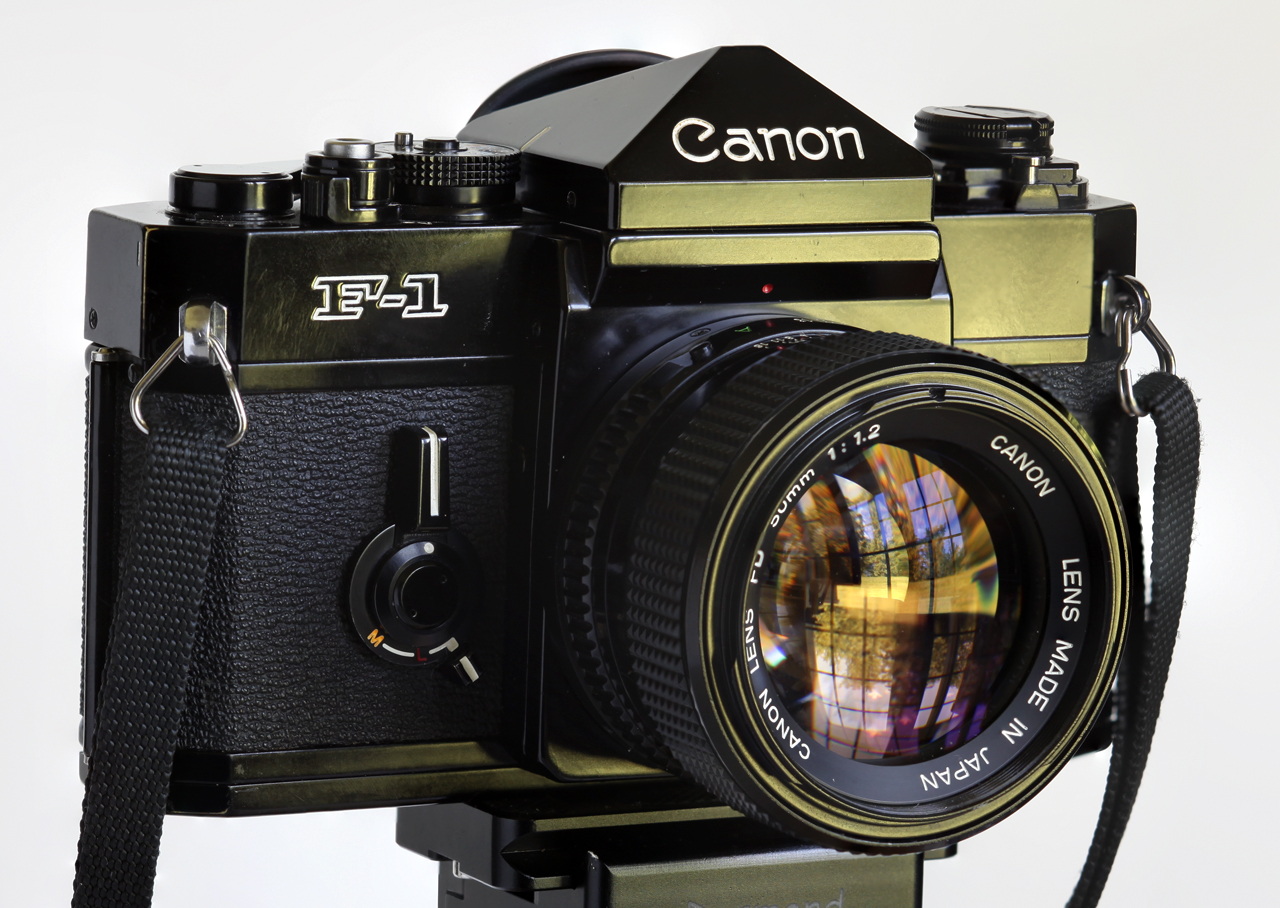 Canon LENS FD 50mm 1:1.2 with F-1