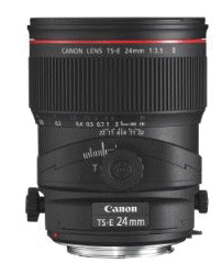 Canon TS-E 24mm f/3.5L II Ultra Wide Tilt-Shift Lens