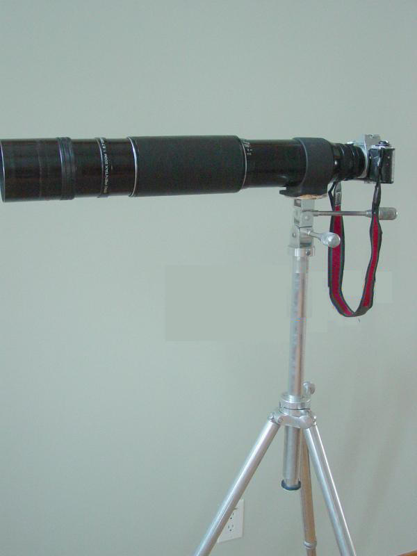 Tiltall with SMC Pentax 135~600mm and Pentax ME-Super