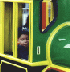 Ted driving the Train