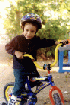 Tom Rides his bike