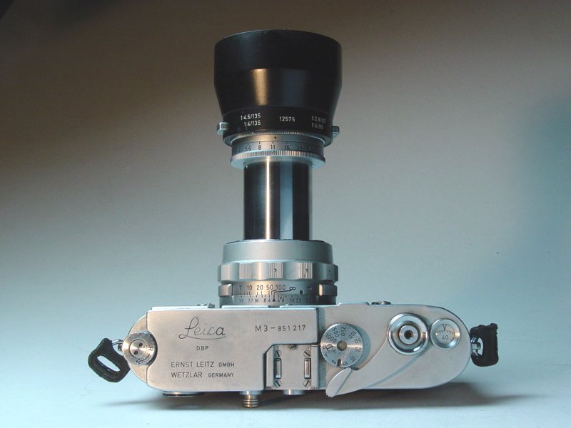 Leica M3 with Elmar 90mm f/4.0