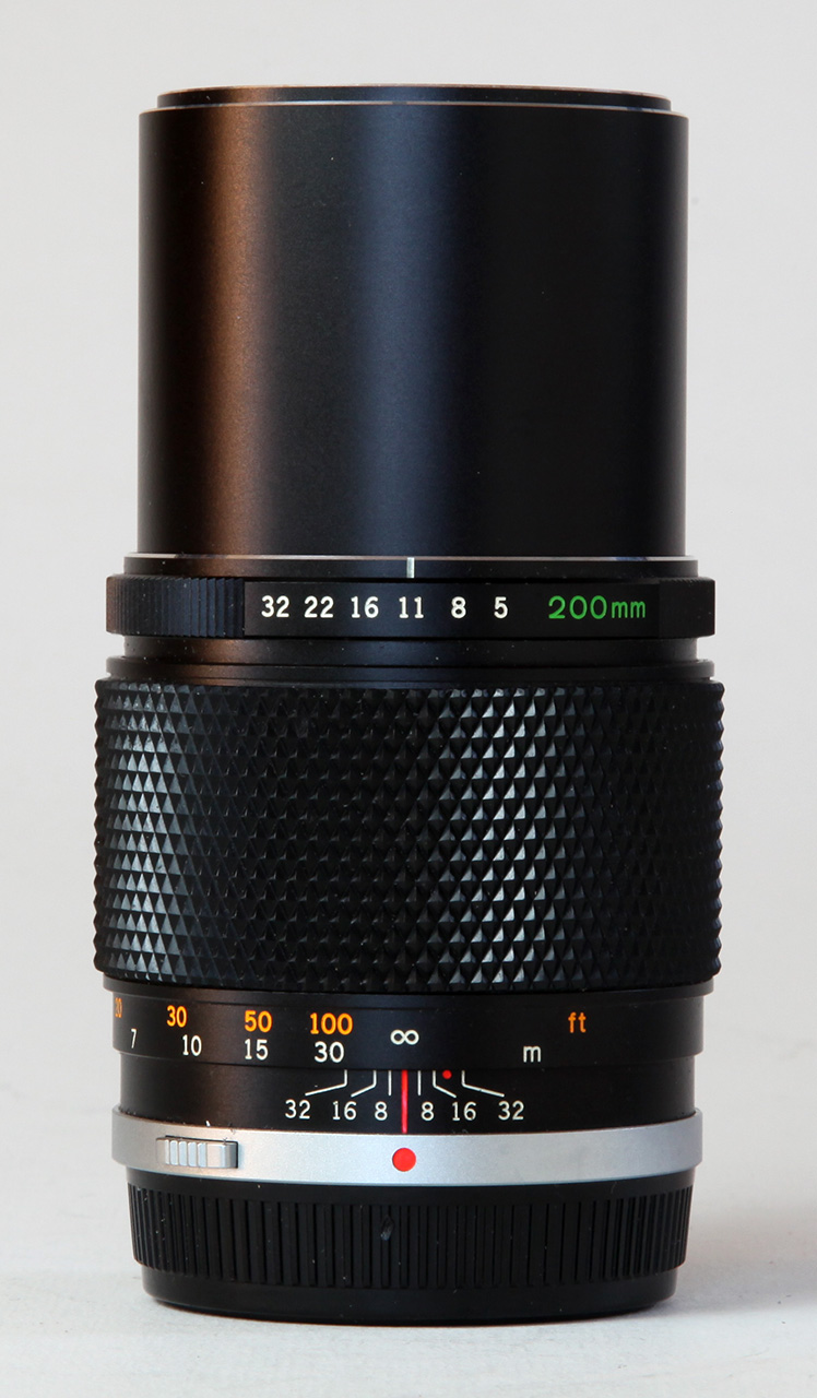Click to Enlarge - Olympus OM System F.Zuiko Auto-T 1:5 f=200mm