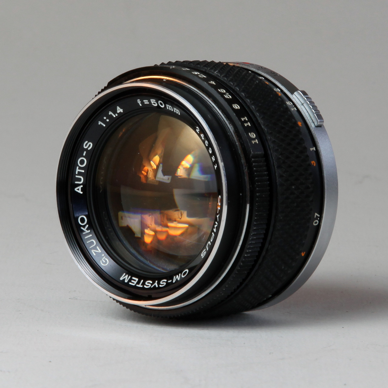 Click to Enlarge - Olympus OM System G.Zuiko Auto-S 1:1.4 f=50mm