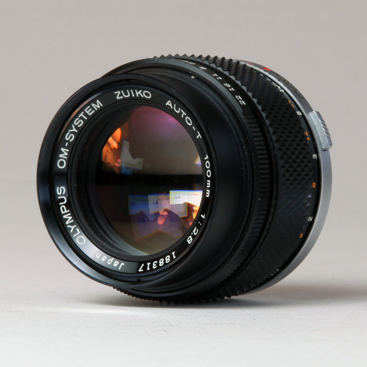 Click to Enlarge - Olympus OM System Zuiko Auto-T 1:2.8 f=100mm (MC)