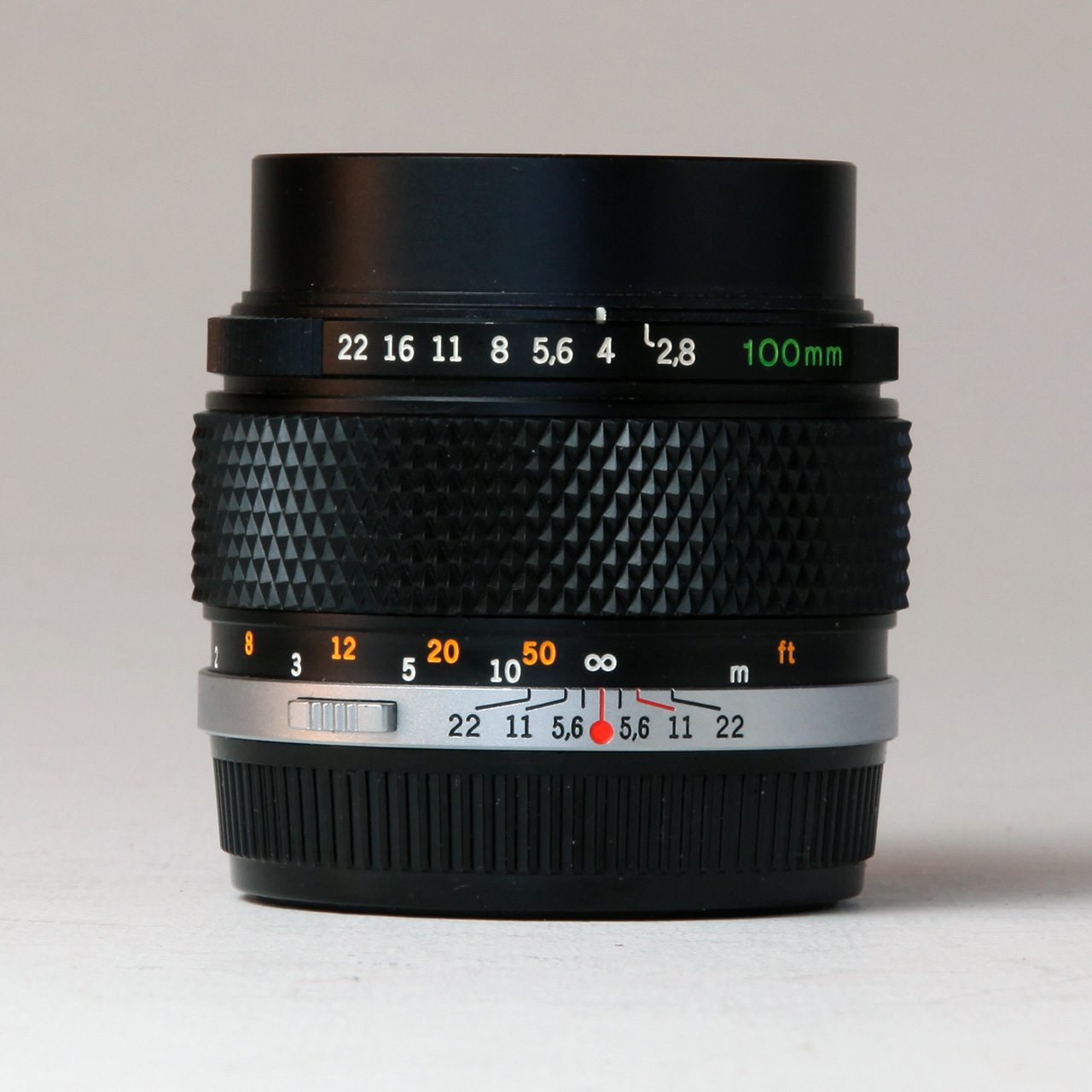 Click to Enlarge - Olympus OM System Zuiko Auto-T 1:2.8 f=100mm (MC)