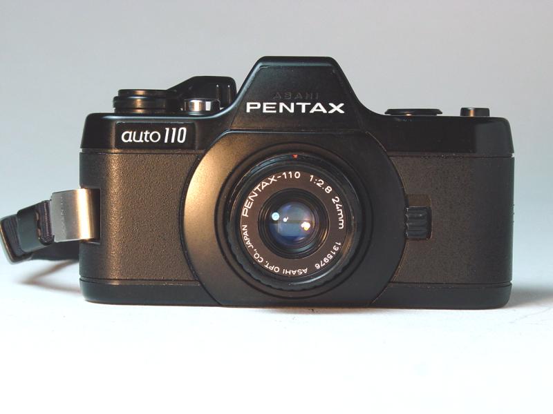 Pentax Auto 110 with Pentax-110 1:2.8 24mm