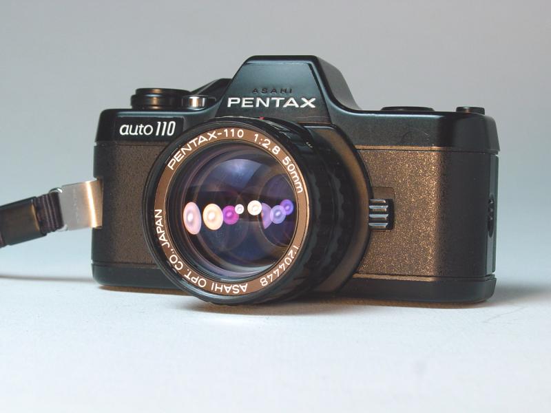 Asahi Pentax Auto 110 with Asahi Pentax-110 1:2.8 50mm