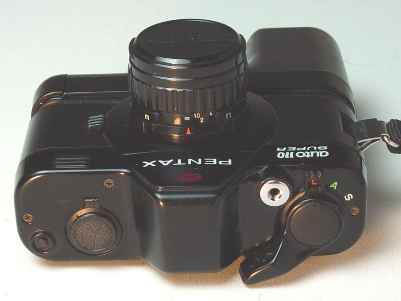 Asahi Pentax A110 Flash Socket Cover on Auto 110 Super