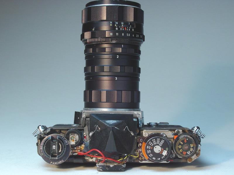 Asahi Pentax Auto-Extension Tube Set on Spotmatic
