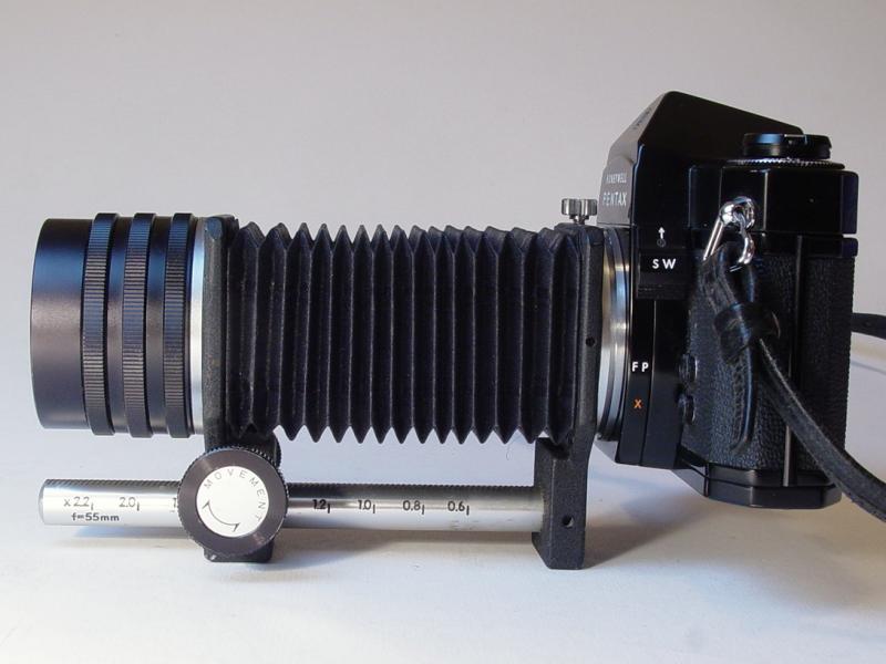 Asahi Pentax Bellows with Spotmatic and Bellows-Takumar 100mm f/4.0