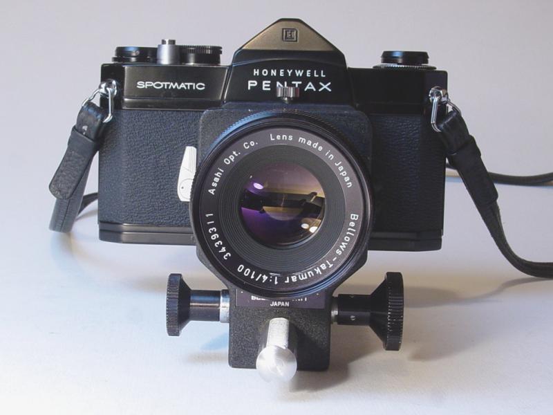 Asahi Pentax Bellows with Spotmatic and Bellows-Takumar 100mm f/4.0