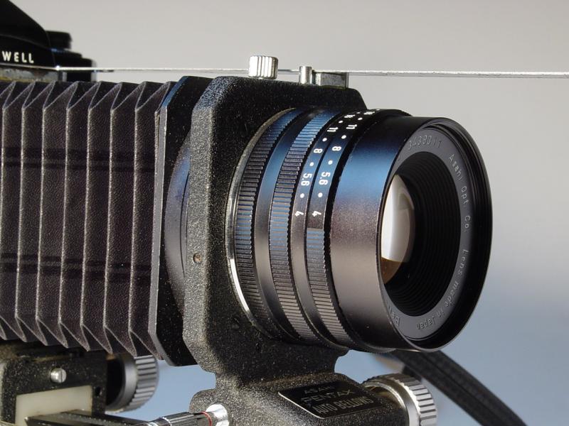 Bellows-Takumar 1:4/100mm on Honeywell Pentax Spotmatic and Auto Bellows II