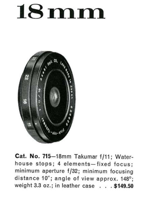 18mm Takumar f/11