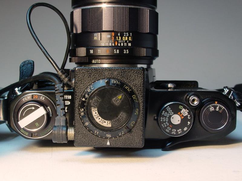Honeywell Pentax Strobonar 772 on Spotmatic II with Strobo-eye
