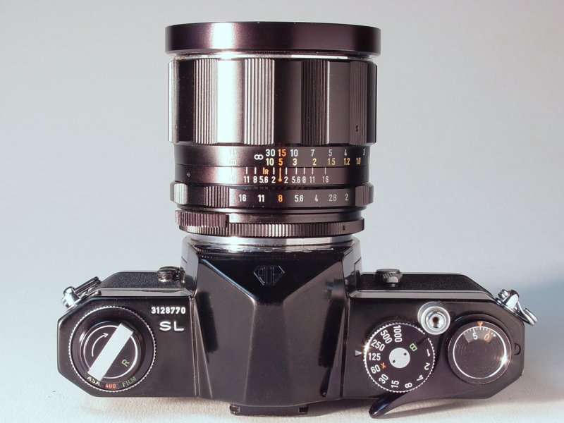 Asahi Pentax SL Black with Asahi Optical Super Takumar 1:2.0 35mm