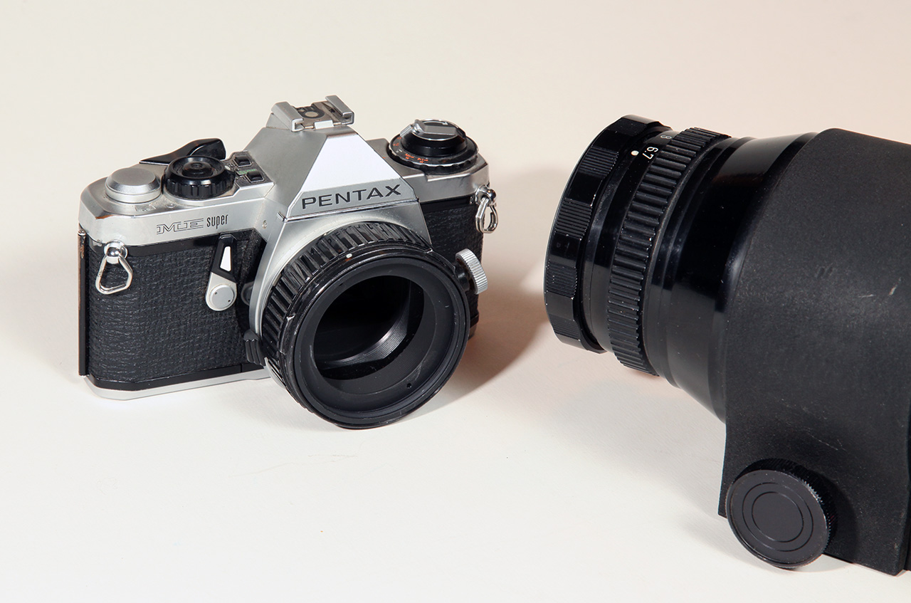 SMC PENTAX ZOOM 1:6.7 135~600mm coupling removed showing filter mount