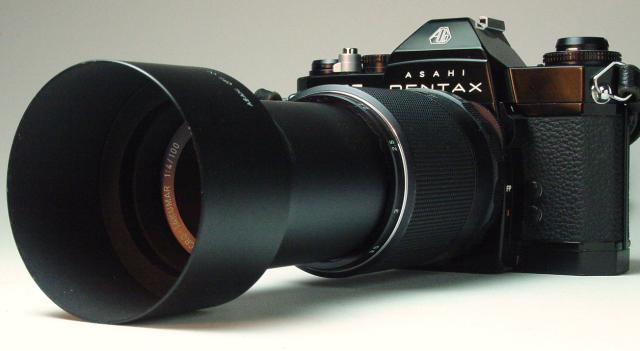 ESII and Super-Multi-Coated MACRO-TAKUMAR 1:4/100mm and Hood - Click to Enlarge