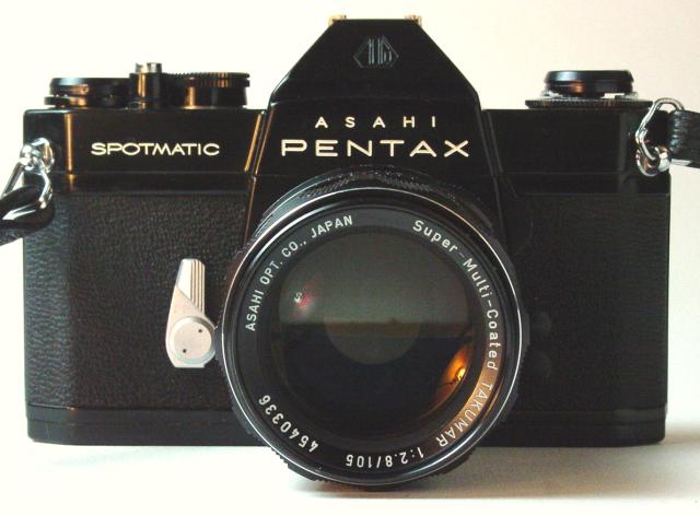 Super-Multi-Coated TAKUMAR 1:2.8/105mm with Spotmatic II