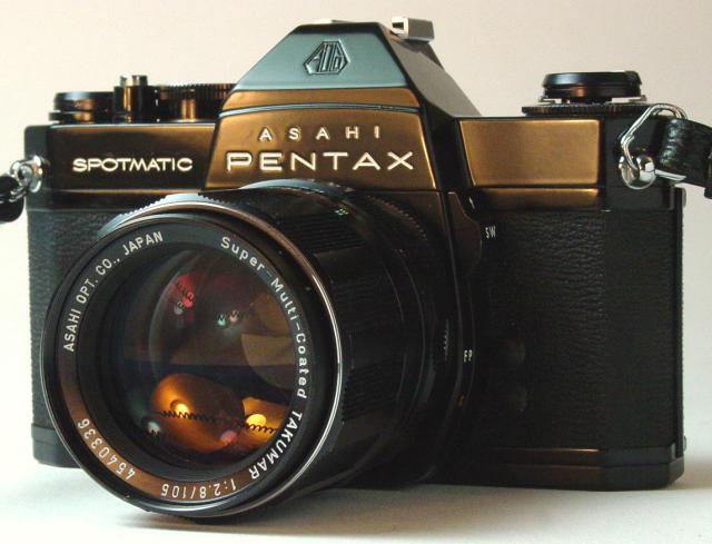 Super-Multi-Coated TAKUMAR 1:2.8/105mm with Spotmatic II
