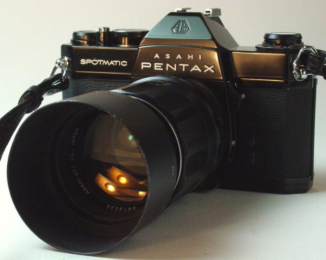 Super-Multi-Coated TAKUMAR 1:2.8/120mm with Spotmatic II
