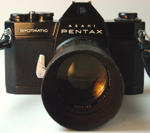 Super-Multi-Coated TAKUMAR 1:2.8/120mm with Spotmatic II
