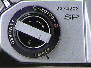 Asahi Pentax Spotmatic Film Rewind and Reminder