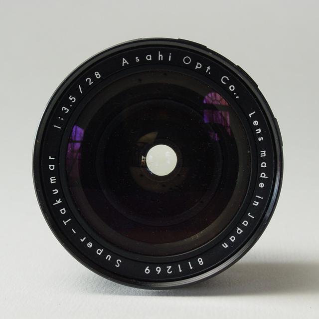 Super-Takumar 1:3.5/28mm Front - Click to Enlarge