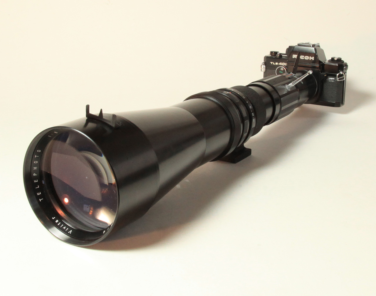Click to Enlarge - Vivitar 1:8.0 800mm with RICOH TLS 401