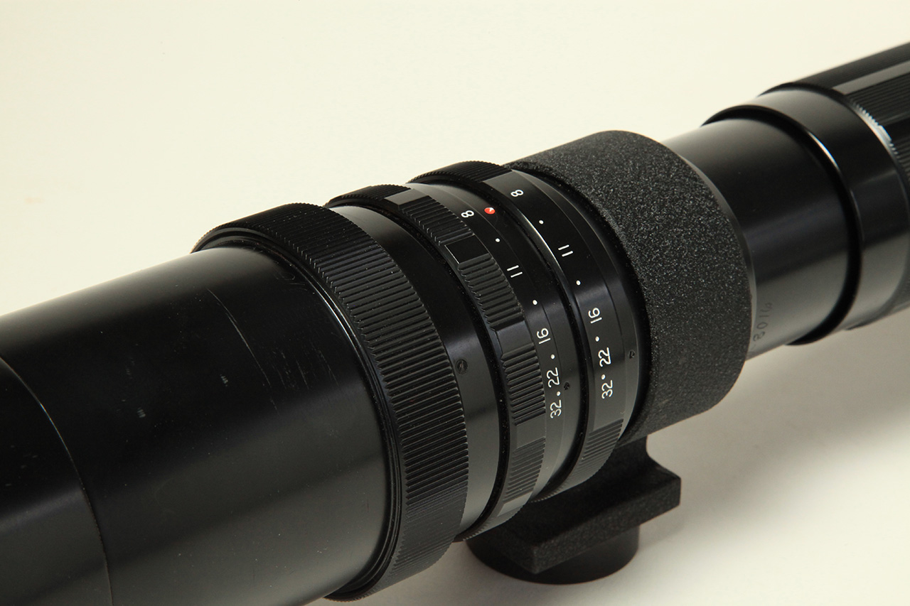 Vivitar 1:8.0 800mm controls