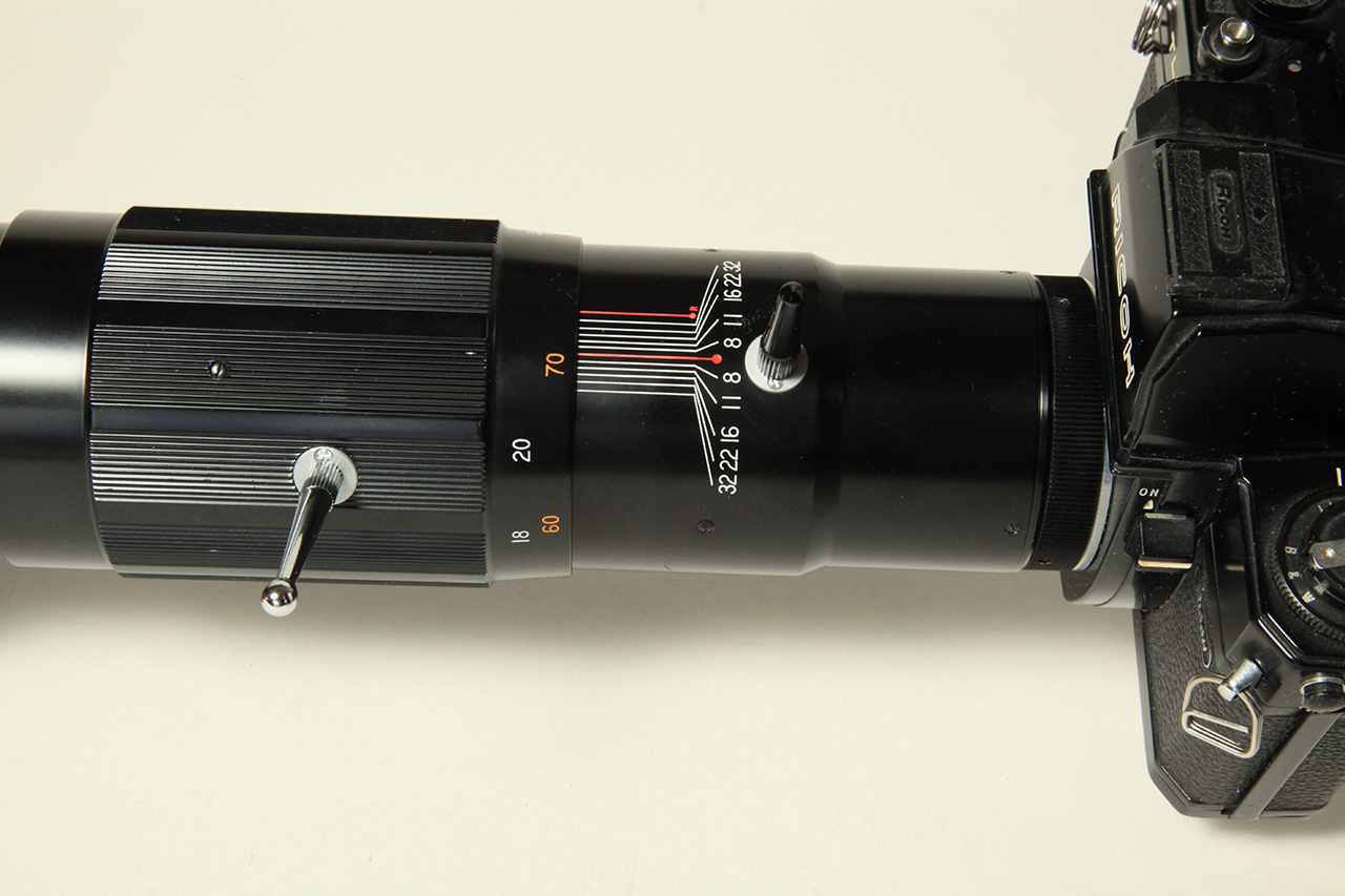 Vivitar 1:8.0 800mm controls