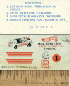 Detail of Back and Front of Decal with Ruler