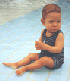Teddy at the Pool